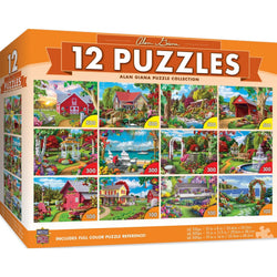 Alan Giana Jigsaw Puzzle Collection - 12 Pack (ONLINE ORDER ONLY)