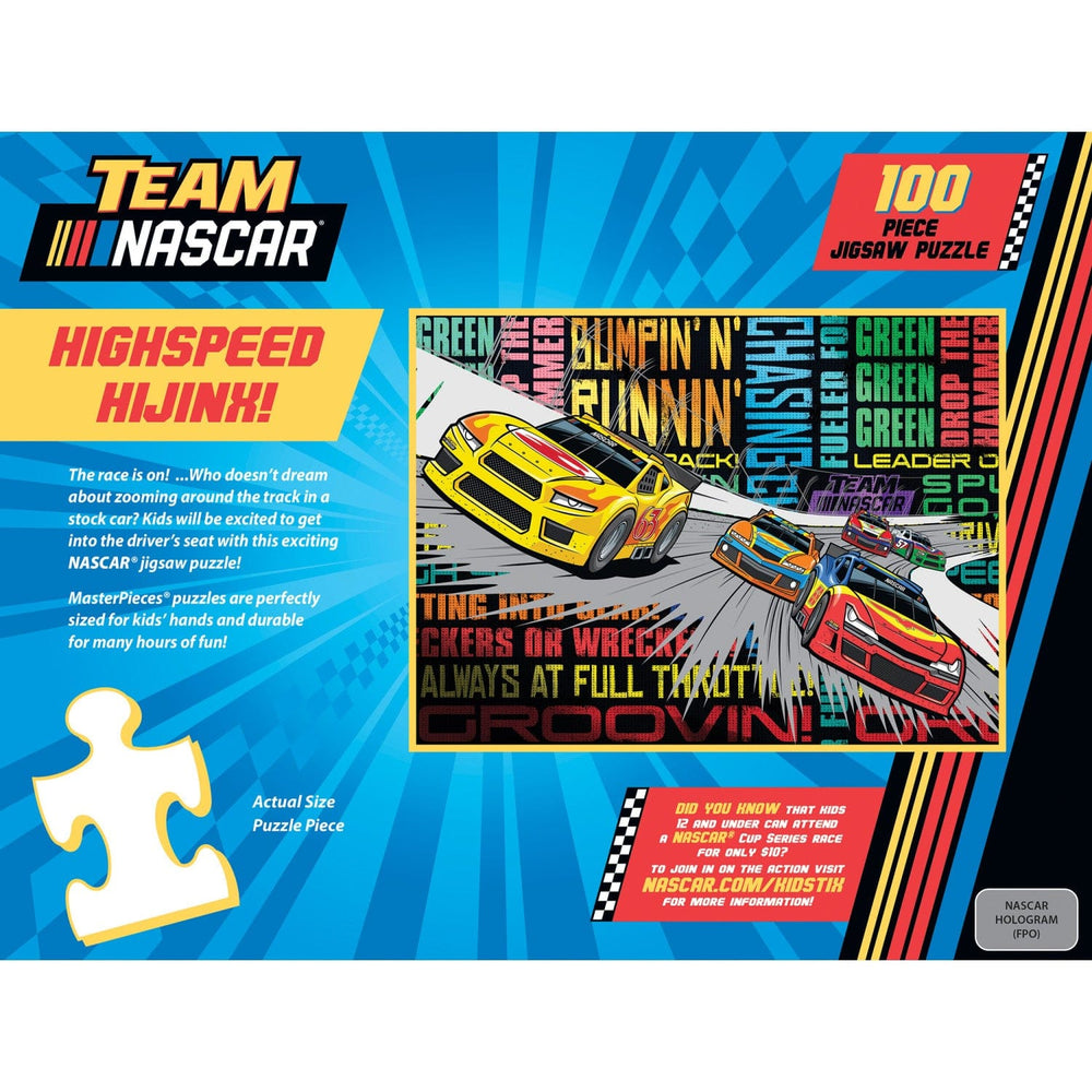 NASCAR - Highspeed Hijinx 100 Piece Jigsaw Puzzle (ONLINE ORDER ONLY)