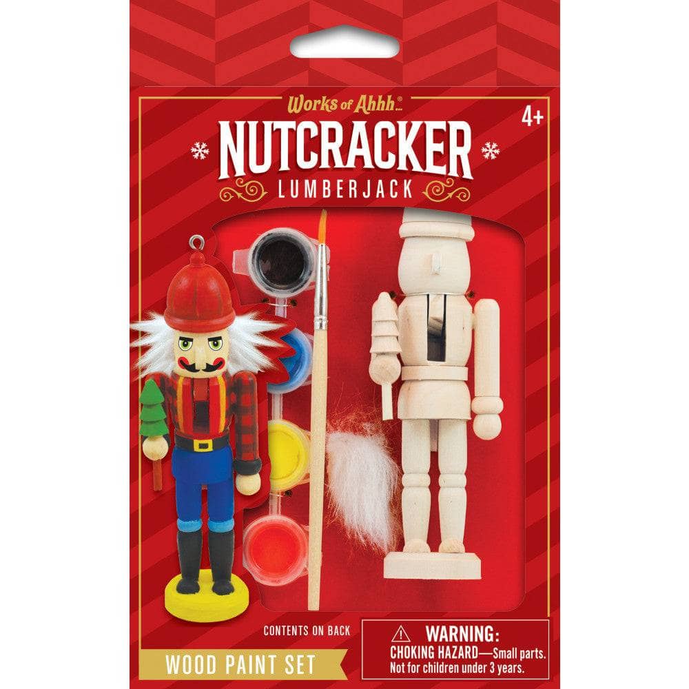 Nutcracker Lumberjack Ornament Wood Paint Kit (ONLINE ORDER ONLY)