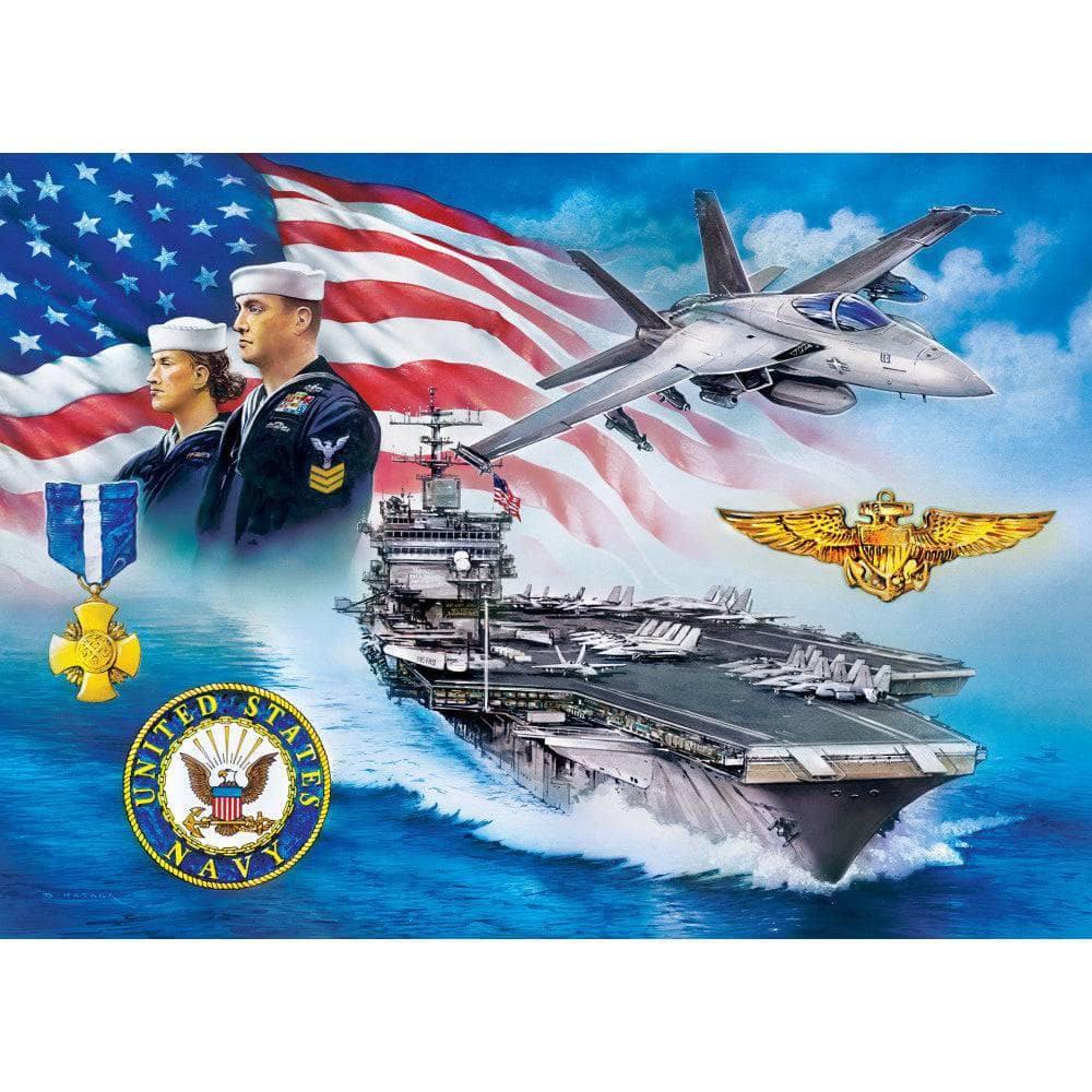 America's Navy - Anchors Away 1000 Piece Jigsaw Puzzle (ONLINE ORDER ONLY)