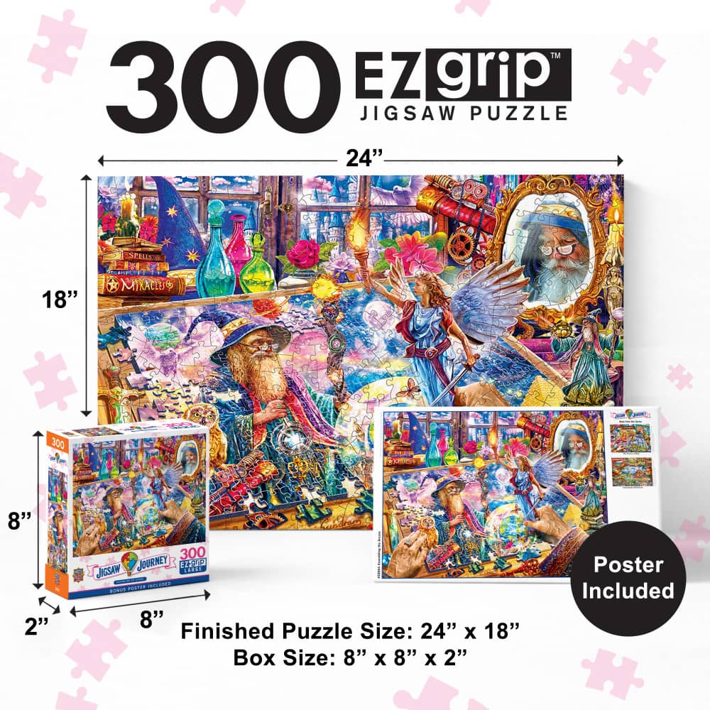 Jigsaw Journey - Assembling the Arcane 300 Piece EZ Grip Jigsaw Puzzle