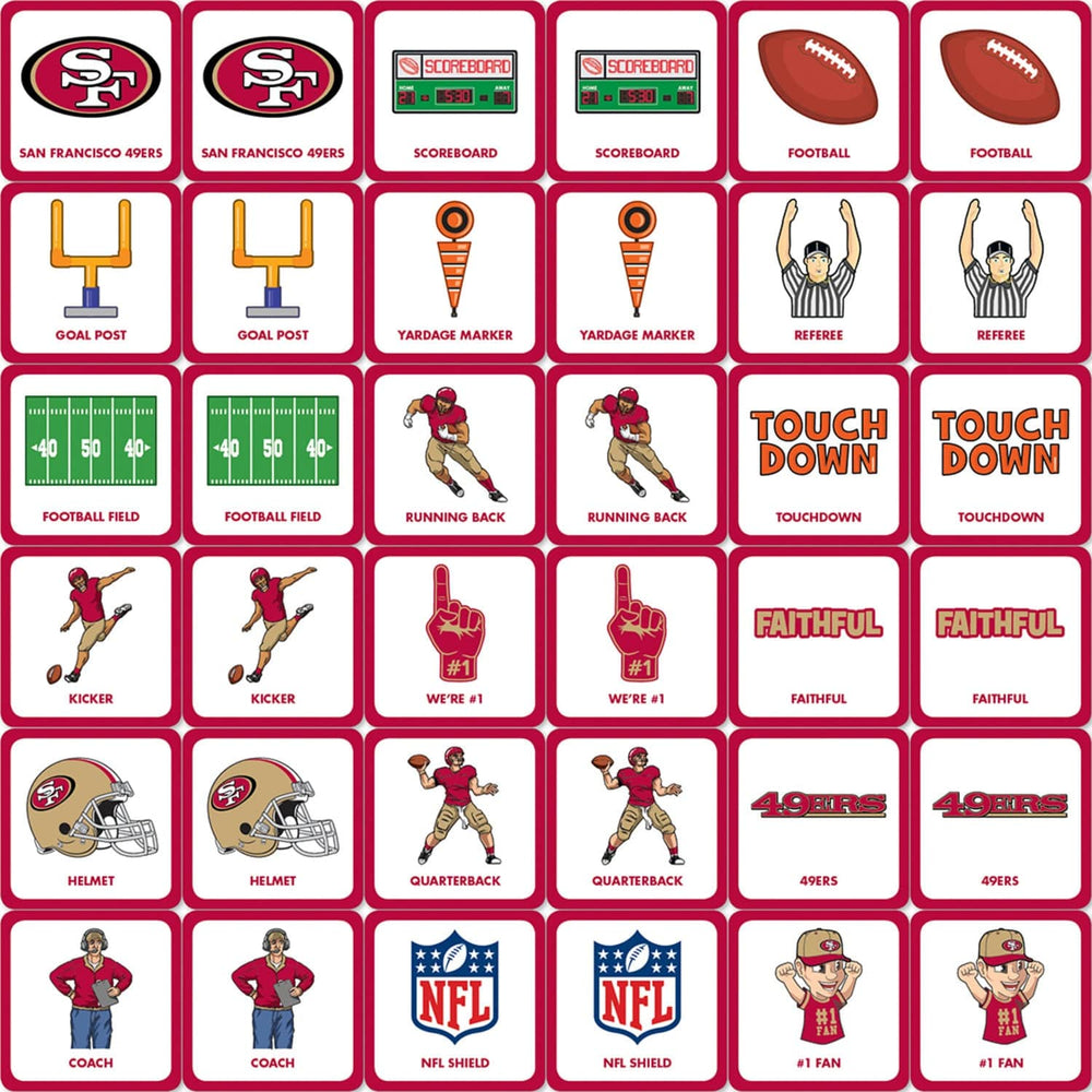 San Francisco 49ers Matching Game (ONLINE ORDER ONLY)