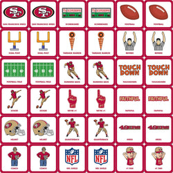 San Francisco 49ers Matching Game (ONLINE ORDER ONLY)