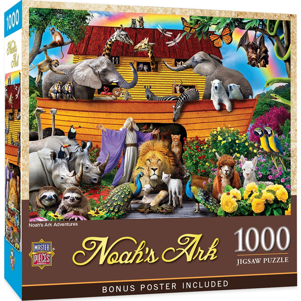Inspirational - Noah's Ark Adventures 1000 Piece Jigsaw Puzzle (ONLINE ORDER ONLY)
