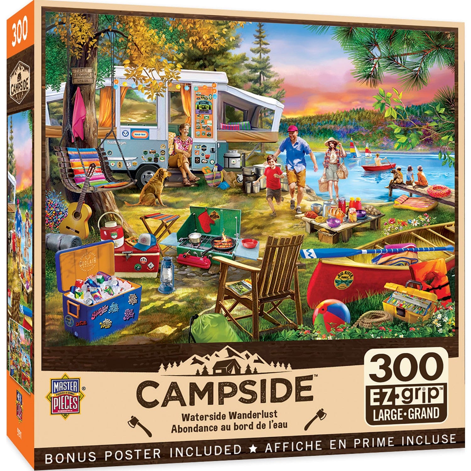 Campside - Waterslide Wanderlust 300 Piece EZ Grip Jigsaw Puzzle (ONLINE ORDER ONLY)