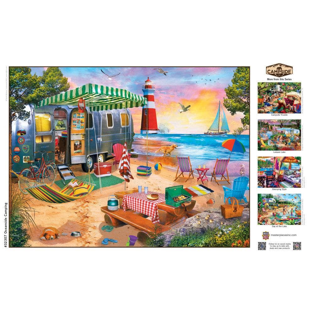 Campside - Oceanside Camping 300 Piece EZ Grip Jigsaw Puzzle (ONLINE ORDER ONLY)