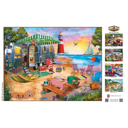 Campside - Oceanside Camping 300 Piece EZ Grip Jigsaw Puzzle (ONLINE ORDER ONLY)
