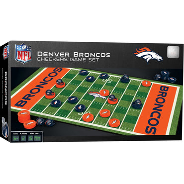 Denver Broncos Checkers Board Game (ONLINE ORDER ONLY)