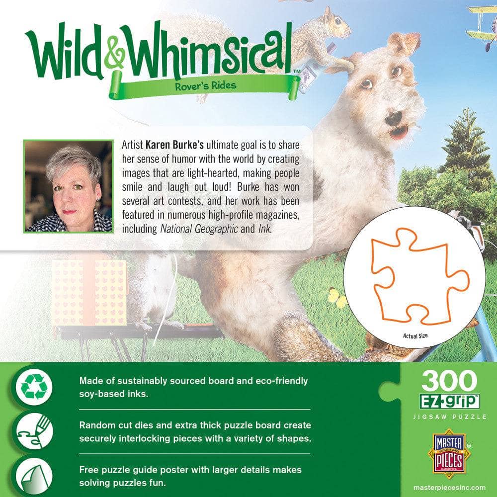 Wild & Whimsical - Rover Rides 300 Piece EZ Grip Jigsaw Puzzle (ONLINE ORDER ONLY)