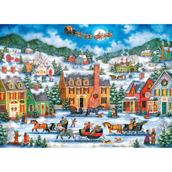 Season's Greetings - Christmas Eve Fly By 1000 Piece Jigsaw Puzzle (ONLINE ORDER ONLY)