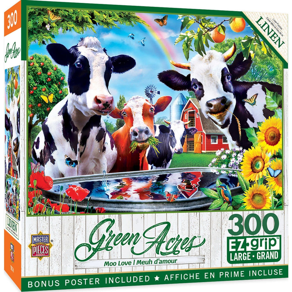 Green Acres - Moo Love 300 Piece EZ Grip Jigsaw Puzzle (ONLINE ORDER ONLY)