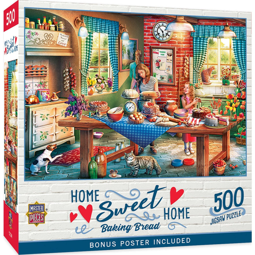 Home Sweet Home - Baking Bread 500 Piece Jigsaw Puzzle (ONLINE ORDER ONLY)
