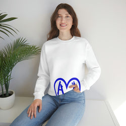 Anime Imports 2010 Heart Logo (BLUE) Unisex Heavy Blend™ Hooded Sweatshirt
