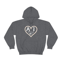 Anime Imports 2010 Heart Logo (White) Unisex Heavy Blend™ Hooded Sweatshirt