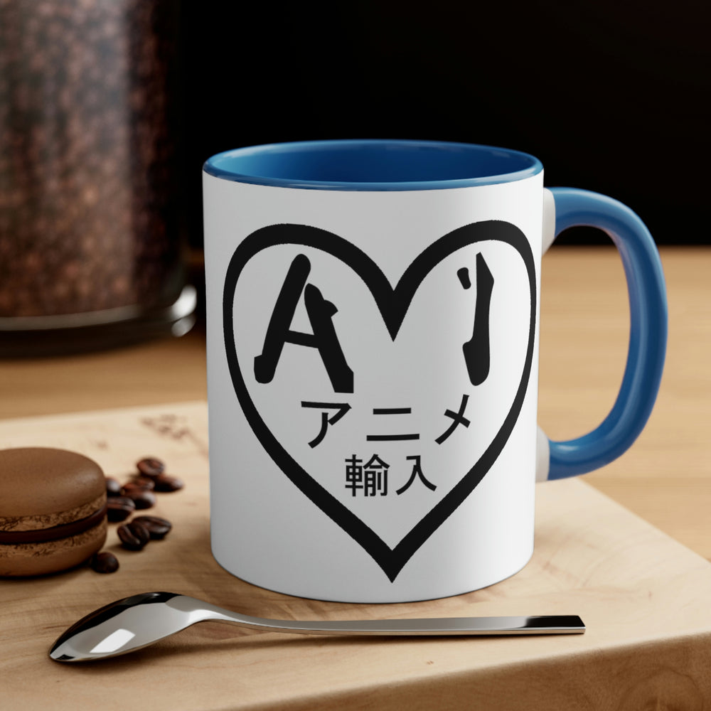 AI Logo 2001 & 2007 Black Logo) Accent Coffee Mug, 11oz