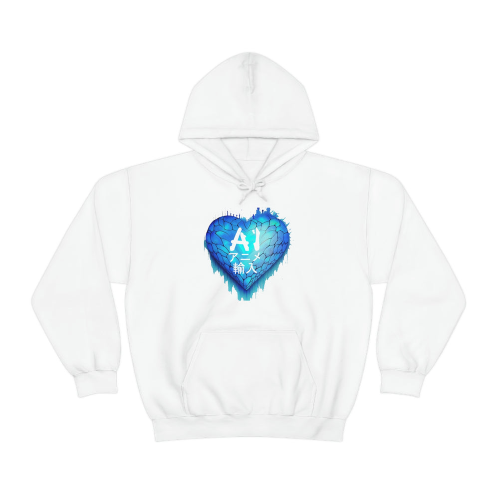 Anime Imports Frozen Heart Logo Unisex Heavy Blend™ Hooded Sweatshirt