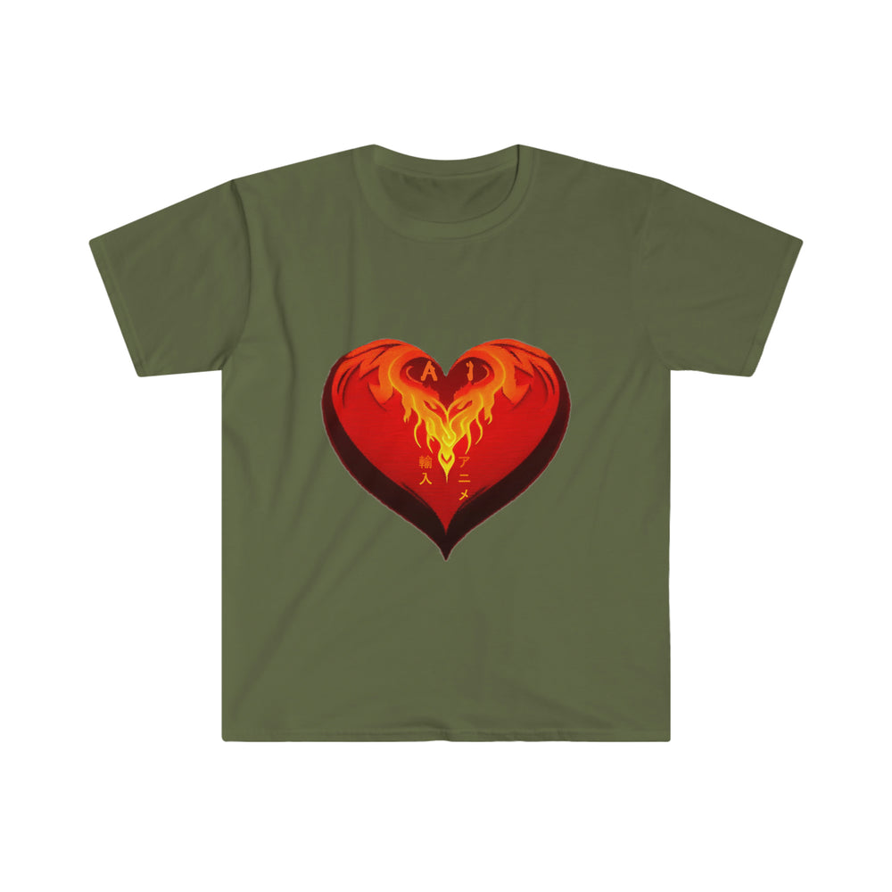 Heart of Flame Unisex Softstyle T-Shirt