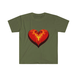 Heart of Flame Unisex Softstyle T-Shirt