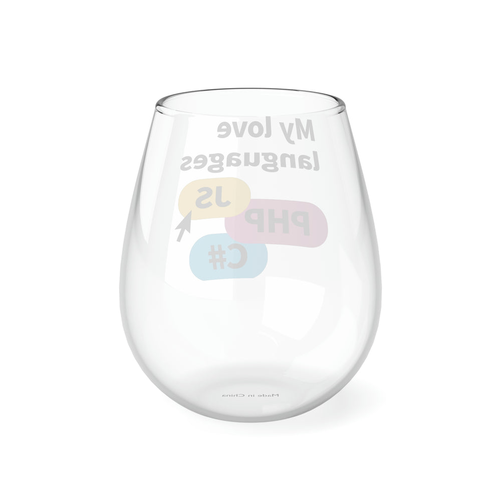 Programmer Stemless Wine Glass, 11.75oz
