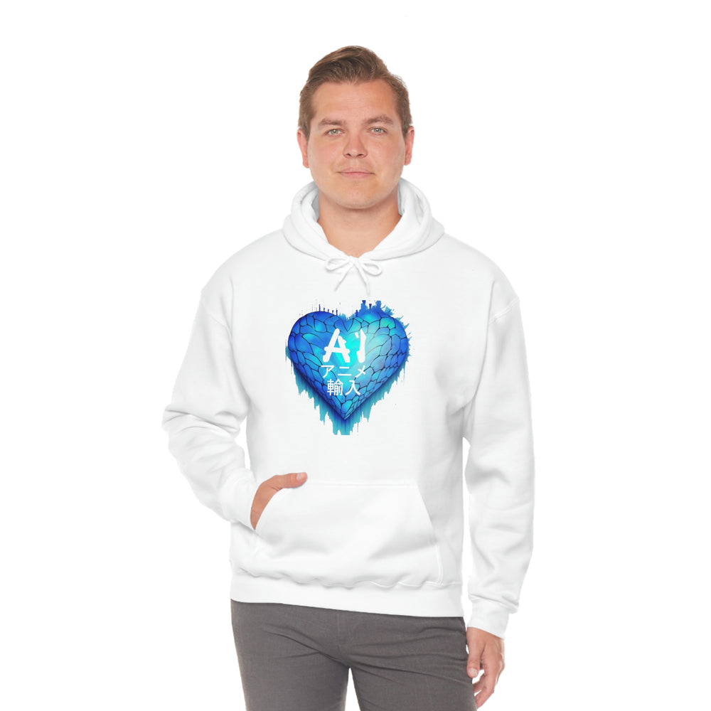 Anime Imports Frozen Heart Logo Unisex Heavy Blend™ Hooded Sweatshirt