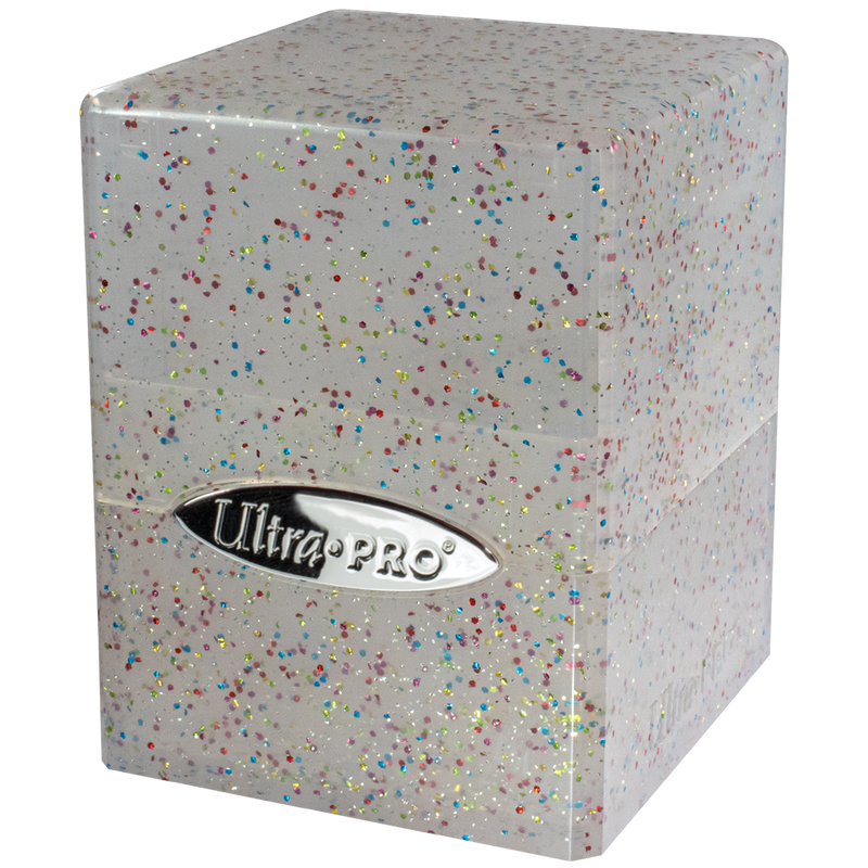 Satin Cube: Glitter Clear