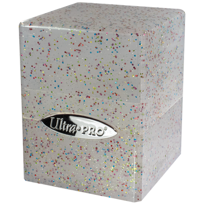 Satin Cube: Glitter Clear
