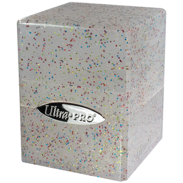 Satin Cube: Glitter Clear