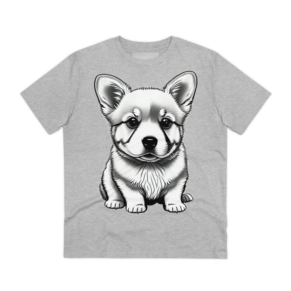 Corgi Pup Eco-Friendly Organic Creator T-shirt - Unisex