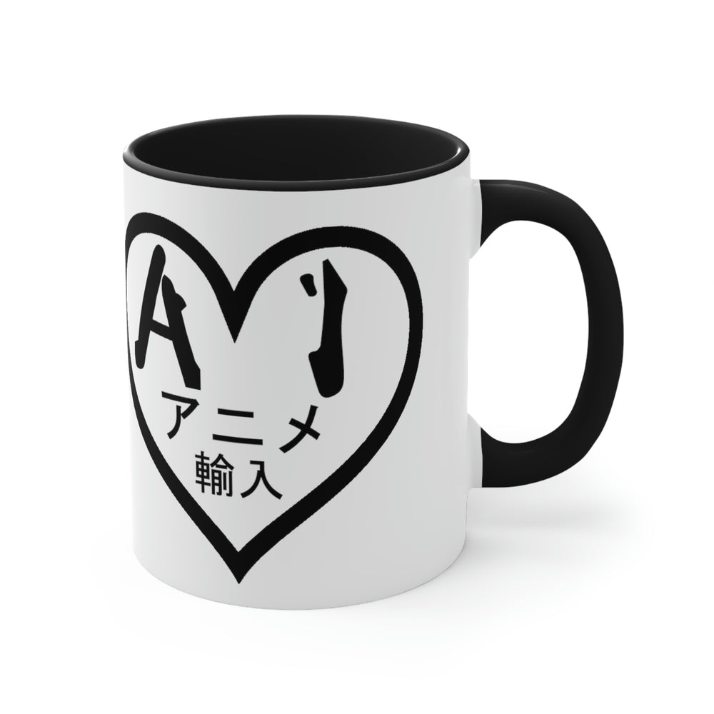 AI Logo 2001 & 2007 Black Logo) Accent Coffee Mug, 11oz