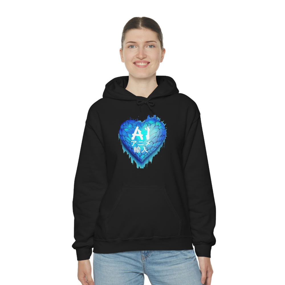 Anime Imports Frozen Heart Logo Unisex Heavy Blend™ Hooded Sweatshirt