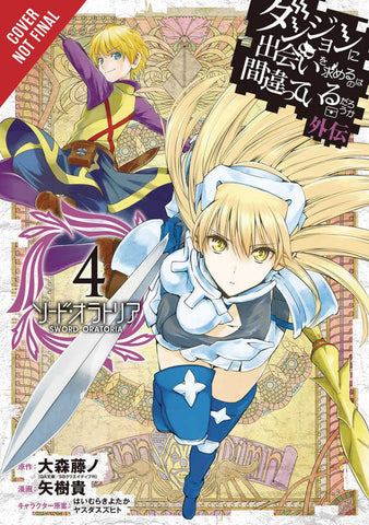 Is Wrong Pick Up Girls Dungeon Sword Oratoria Graphic Novel Volume 04 - Anime Imports LLC