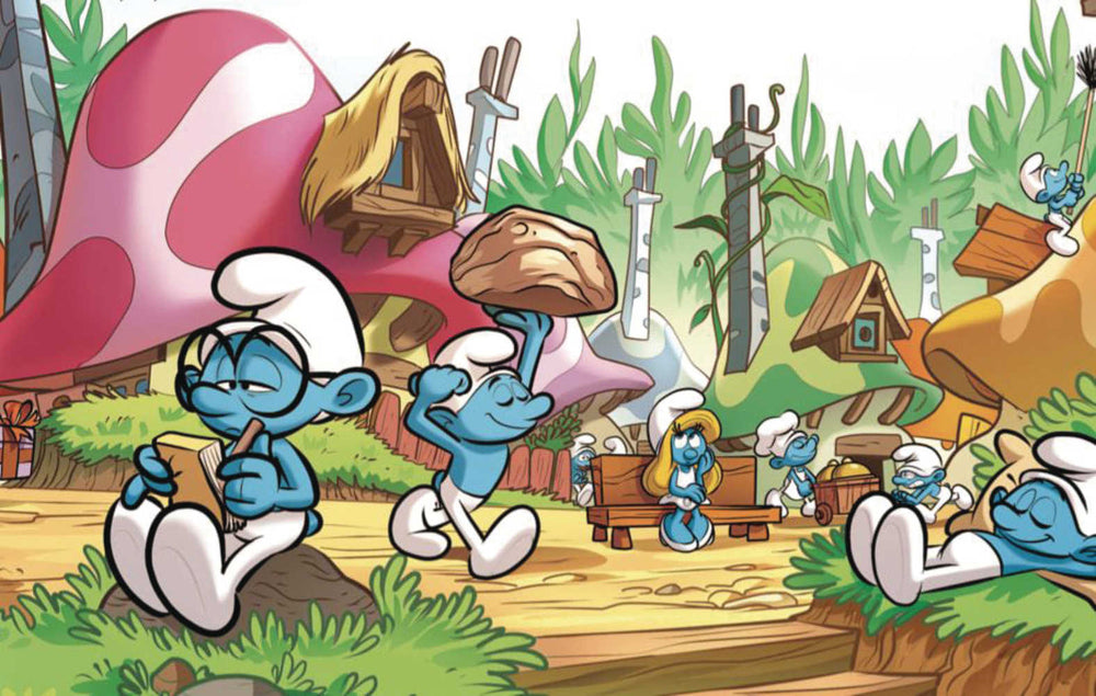 We Are The Smurfs Graphic Novel Welcome To Our Village