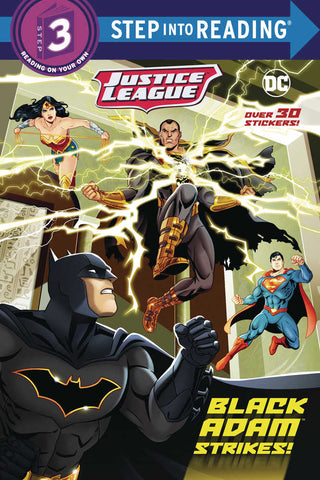 Justice League Black Adam Strike Step Into Reading Softcover