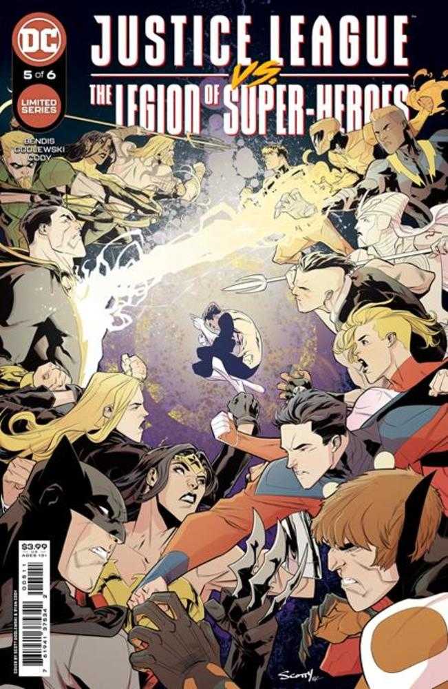 Justice League vs The Legion Of Super-Heroes #5 (Of 6) Cover A Scott Godlewski