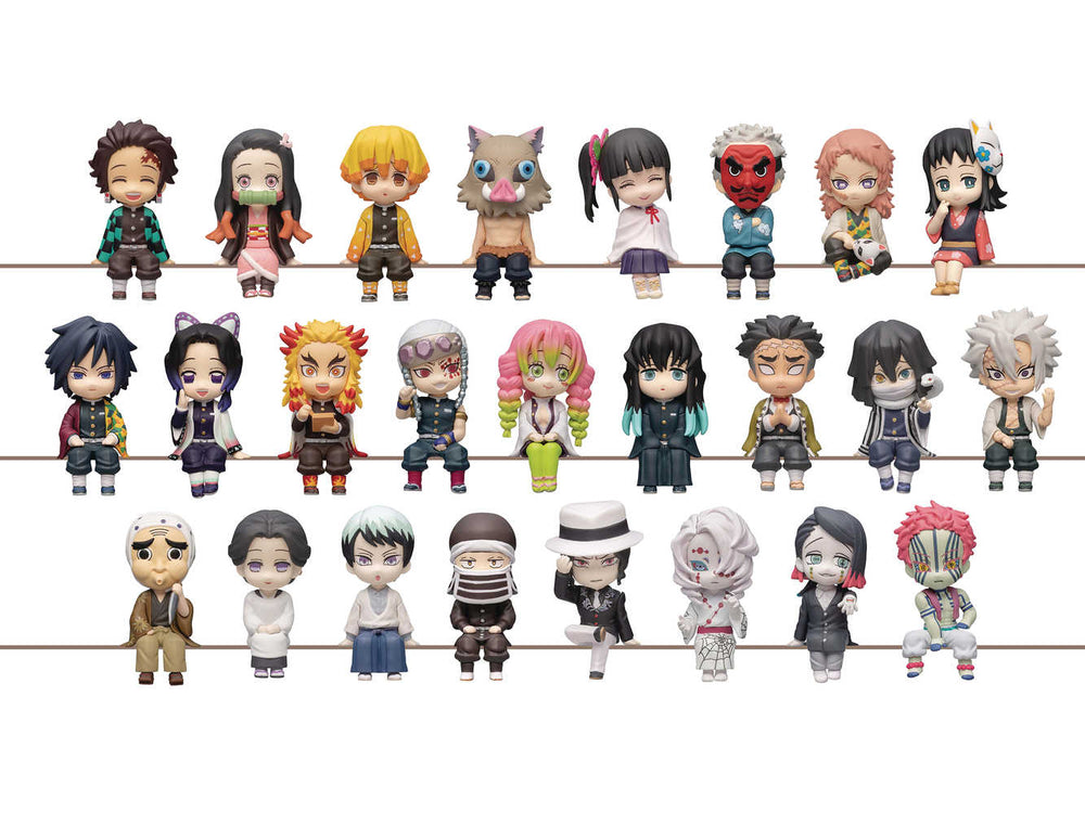 Demon Slayer Kimetsu Sitting 25pc Mini Figure Set