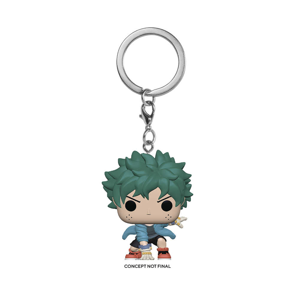 Pocket Pop My Hero Academia Deku with Gloves Keychain