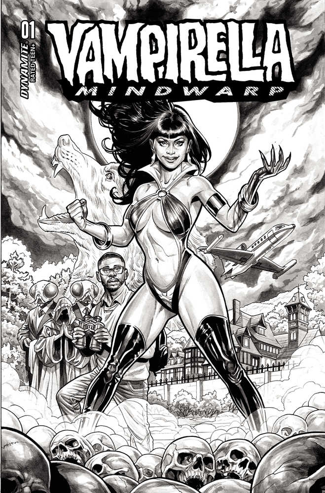 Vampirella Mindwarp #1 (Of 5) Cover H 20 Copy Variant Edition Dewey Black & White