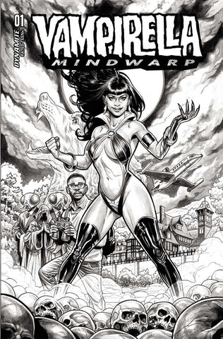 Vampirella Mindwarp #1 (Of 5) Cover H 20 Copy Variant Edition Dewey Black & White