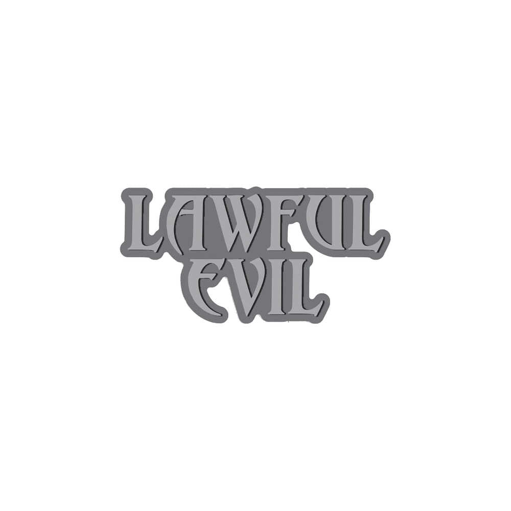 Moral Alignment Lawful Evil Enamel Pin