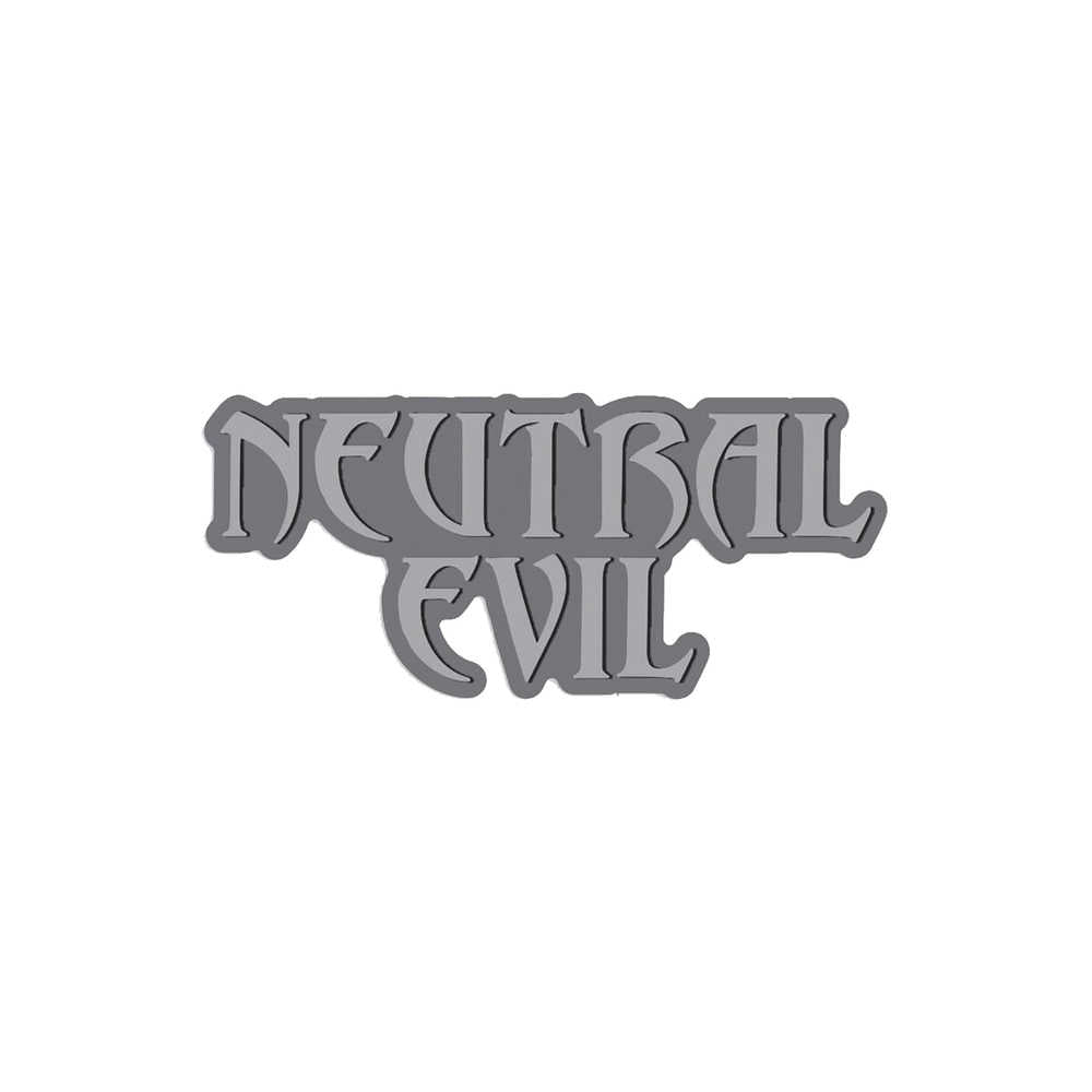 Moral Alignment Neutral Evil Enamel Pin