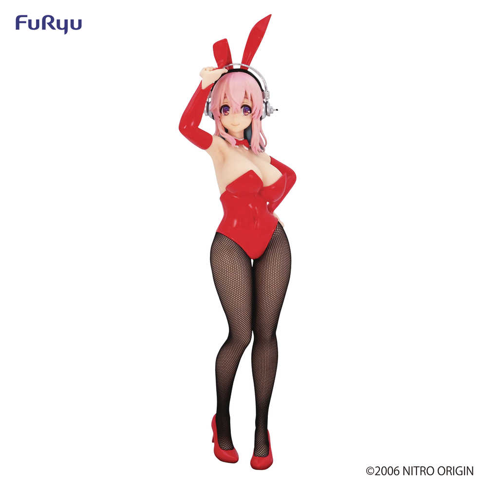 Super Sonico Bicute Bunnies Red PVC Figure