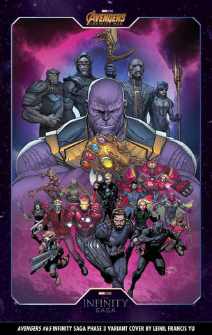 Avengers #65 Yu Infinity Saga Phase 3 Variant