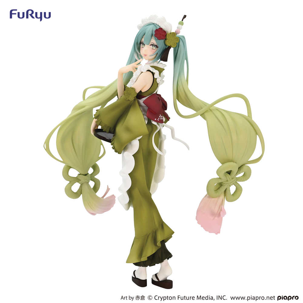 Hatsune Miku Matcha Green Tea Parfait Exceed Creative Figure (C