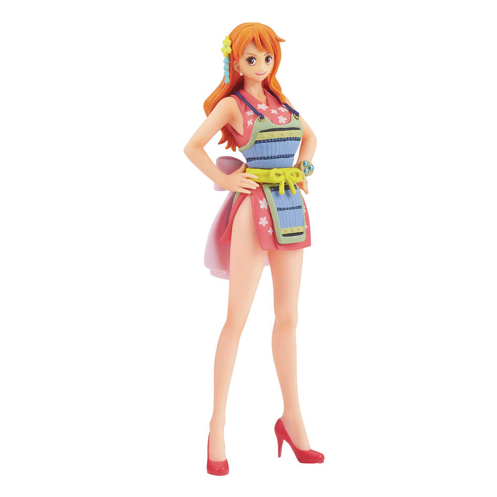 One Piece Grandline Lady Wanokuni V8 Nami Dxf Figure