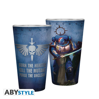 Warhammer 40k Ultramarine 14oz Glass