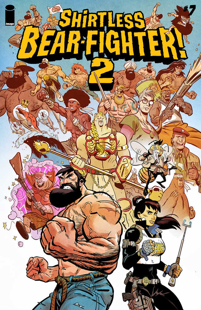 Shirtless Bear-Fighter 2 #7 (Of 7) Cover B Vendrell