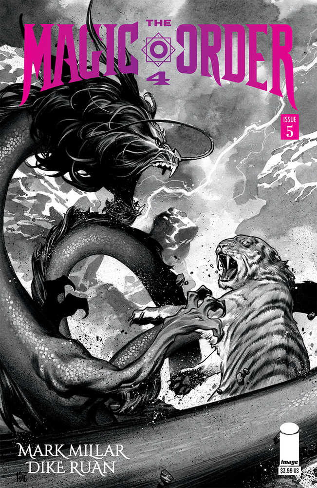 Magic Order 4 #5 (Of 6) Cover B Ruan Black & White (Mature)
