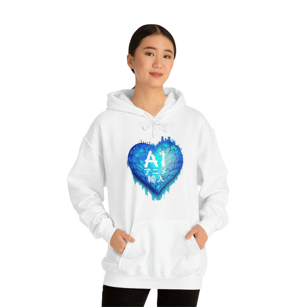 Anime Imports Frozen Heart Logo Unisex Heavy Blend™ Hooded Sweatshirt