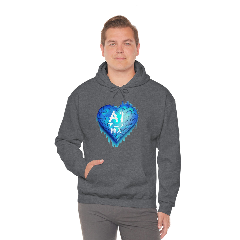 Anime Imports Frozen Heart Logo Unisex Heavy Blend™ Hooded Sweatshirt