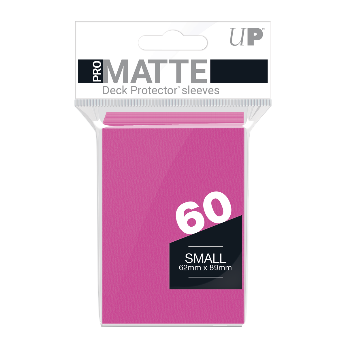 Ultra PRO: Small 60ct Sleeves - PRO-Matte (Bright Pink)